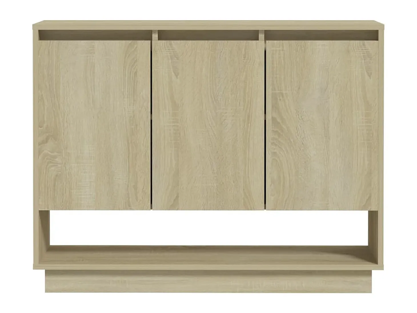 Aparador de madera contrachapada roble Sonoma 97x31x75 cm ES61139