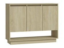Aparador de madera contrachapada roble Sonoma 97x31x75 cm ES61139
