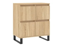 Aparador de madera contrachapada roble Sonoma 60x35x70 cm ES34910