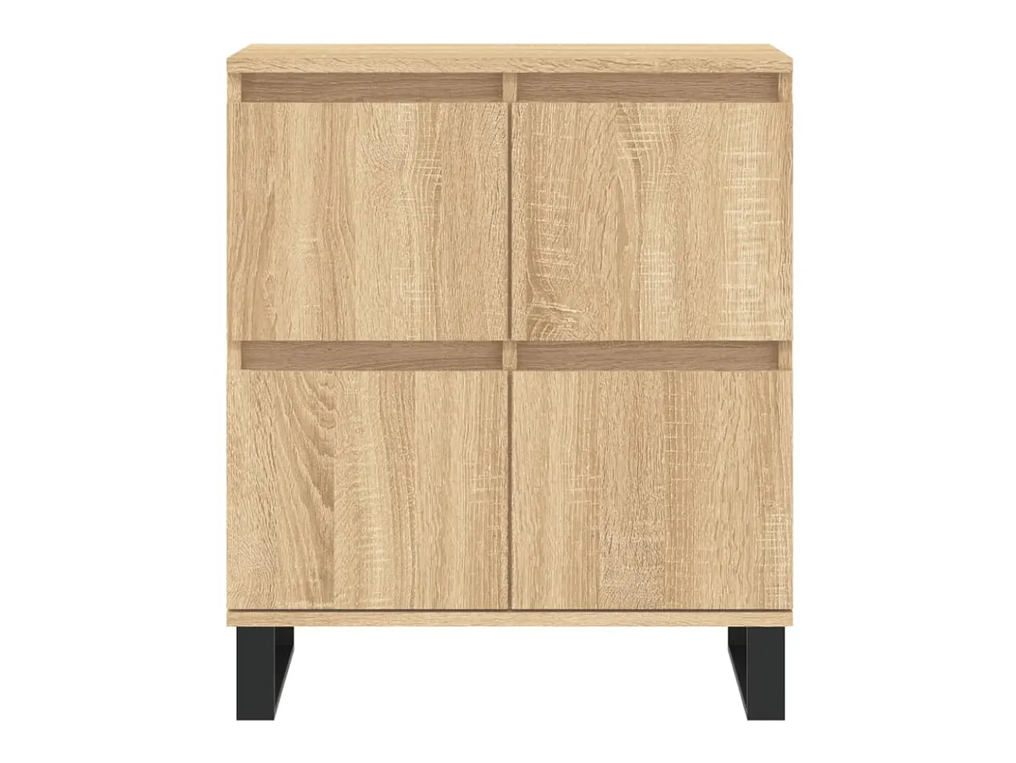 Aparador de madera contrachapada roble Sonoma 60x35x70 cm ES34910