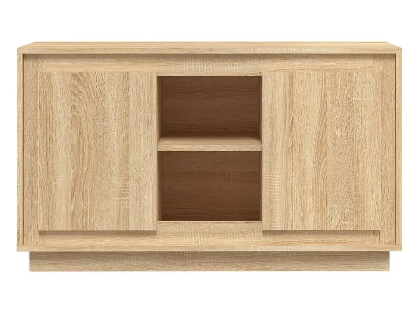 Aparador de madera contrachapada roble Sonoma 102x35x60 cm ES402889