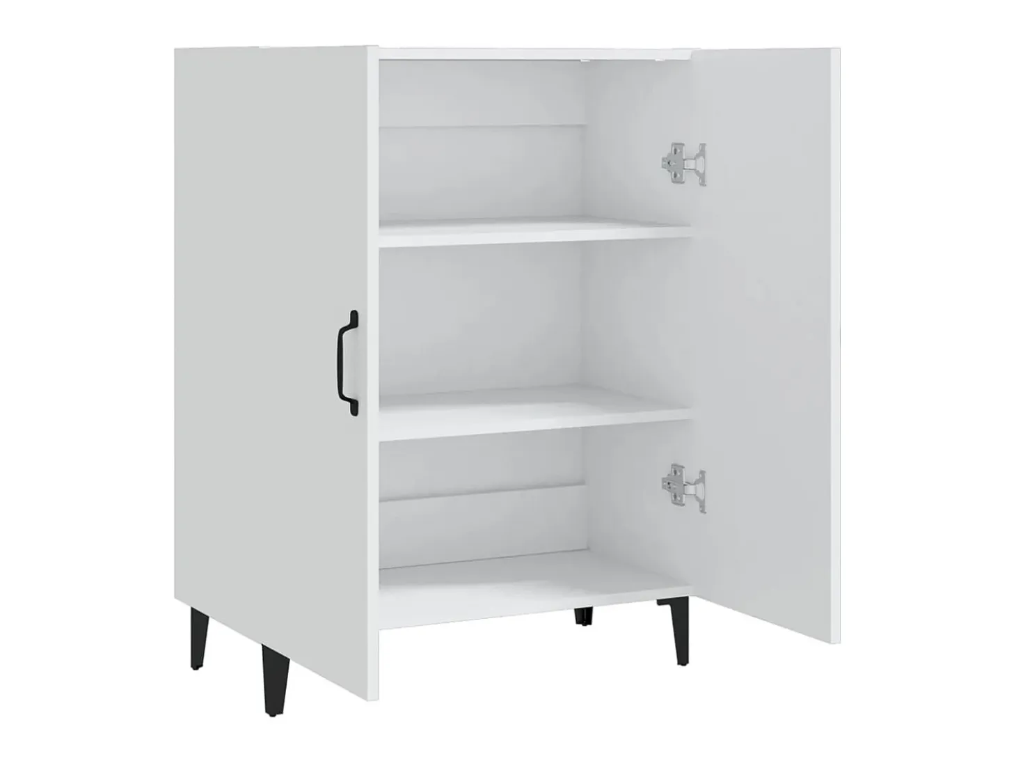 Aparador de madera contrachapada blanco 70x34x90 cm ES94327