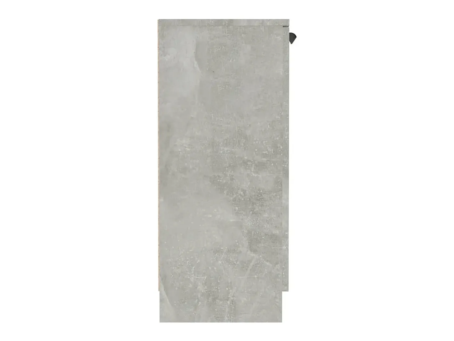 Aparador de madera contrachapada gris hormigón 60x30x70 cm