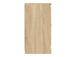Aparador de madera contrachapada roble Sonoma 70x35,5x67,5 cm