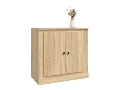 Aparador de madera contrachapada roble Sonoma 70x35,5x67,5 cm