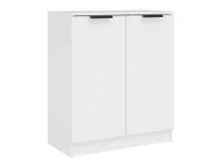 Aparador de madera contrachapada blanco 60x30x70 cm ES19336