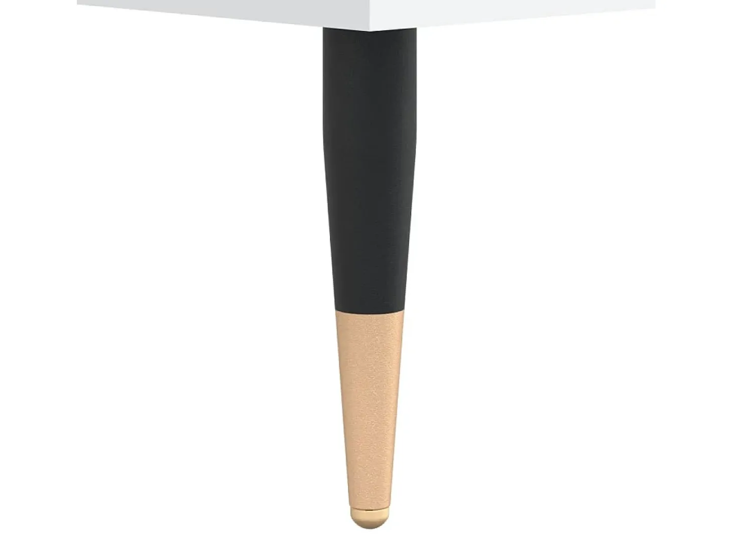 Aparador de madera contrachapada blanco 60x35x70 cm