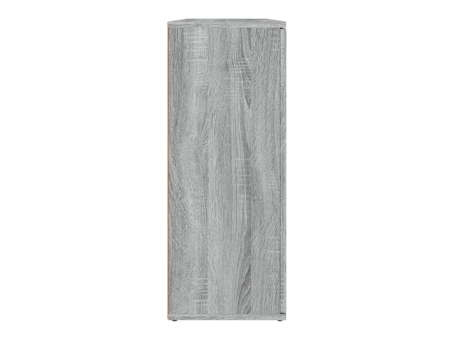 Aparador de madera contrachapada gris Sonoma 91x29,5x75 cm