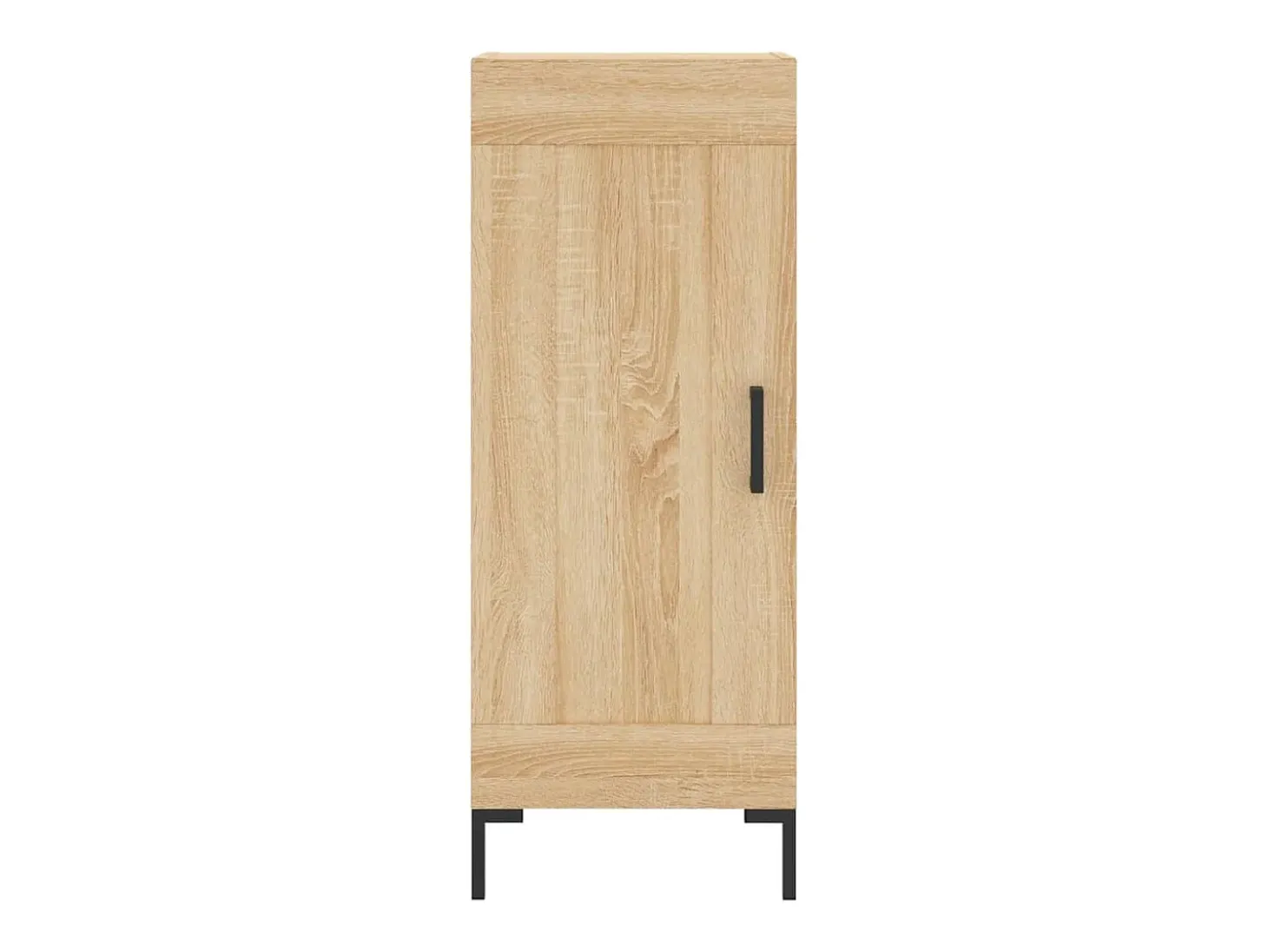 Aparador de madera contrachapada roble Sonoma 34,5x34x180 cm