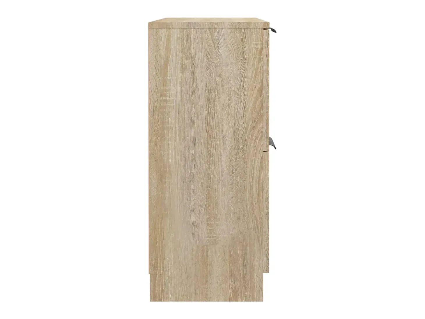 Aparador de madera contrachapada color roble Sonoma 60x30x70 cm