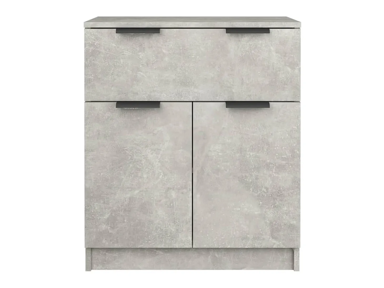 Aparador de madera contrachapada gris hormigón 60x30x70 cm ES11785
