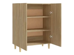 Aparador de madera contrachapada roble Sonoma 70x34x90 cm