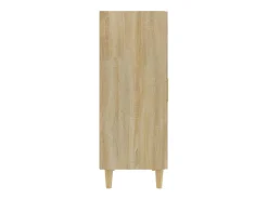 Aparador de madera contrachapada roble Sonoma 70x34x90 cm