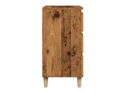 Aparador de madera contrachapada envejecida 60x35x70 cm