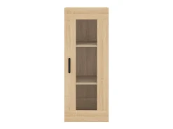 Aparador de madera contrachapada roble Sonoma 34,5x34x180 cm