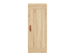 Aparador de madera contrachapada roble Sonoma 34,5x34x180 cm