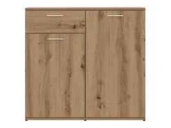 Aparador de madera contrachapada color roble artesano