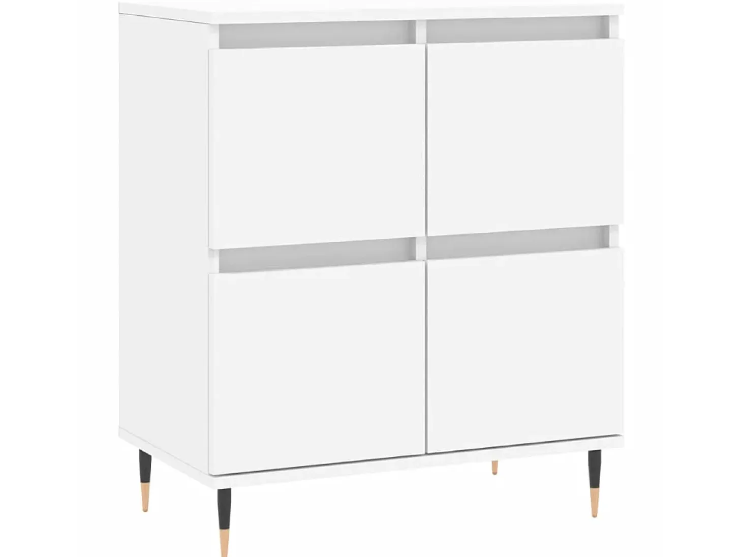 Aparador de madera contrachapada blanco 60x35x70 cm ES38420