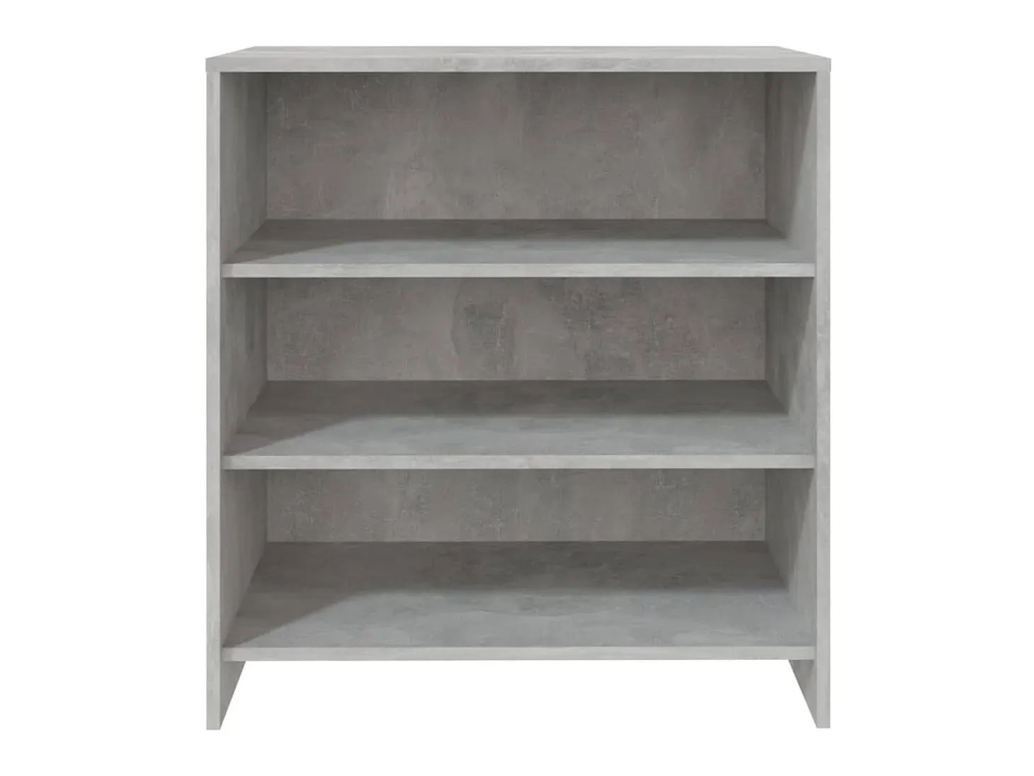 Aparador de madera contrachapada gris hormigón 70x40,5x75 cm ES93476