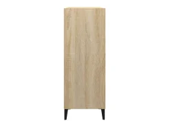 Aparador de madera contrachapada roble Sonoma 69,5x32,5x90 cm ES381641
