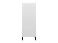 Aparador de madera contrachapada blanco 69,5x32,5x90 cm ES64864