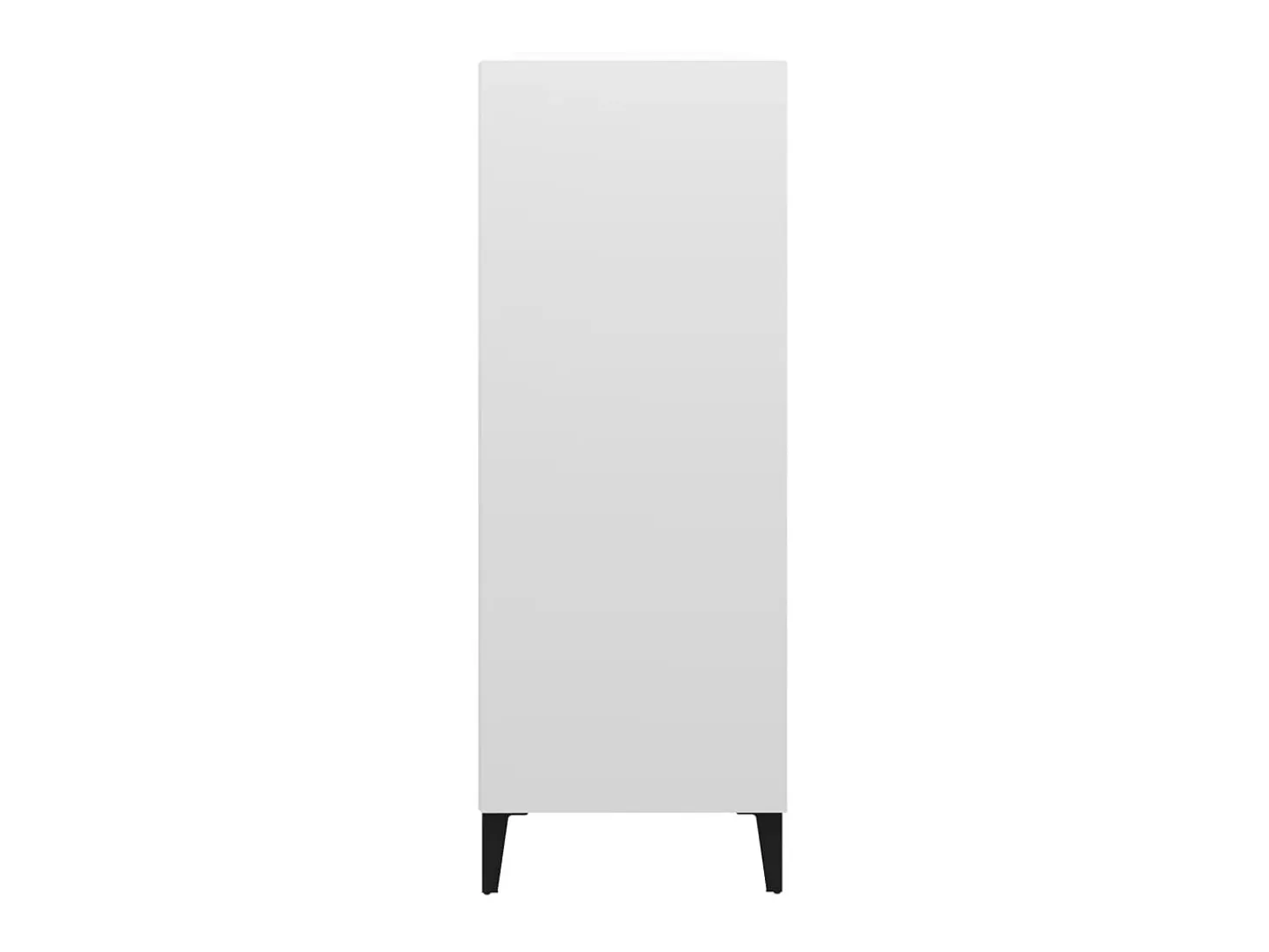 Aparador de madera contrachapada blanco 69,5x32,5x90 cm ES64864