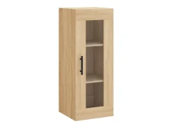 Aparador de madera contrachapada roble Sonoma 34,5x34x180 cm