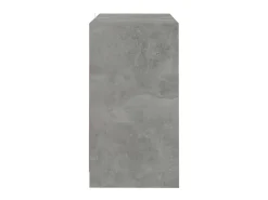 Aparador de madera contrachapada gris hormigón 70x41x75 cm ES36194