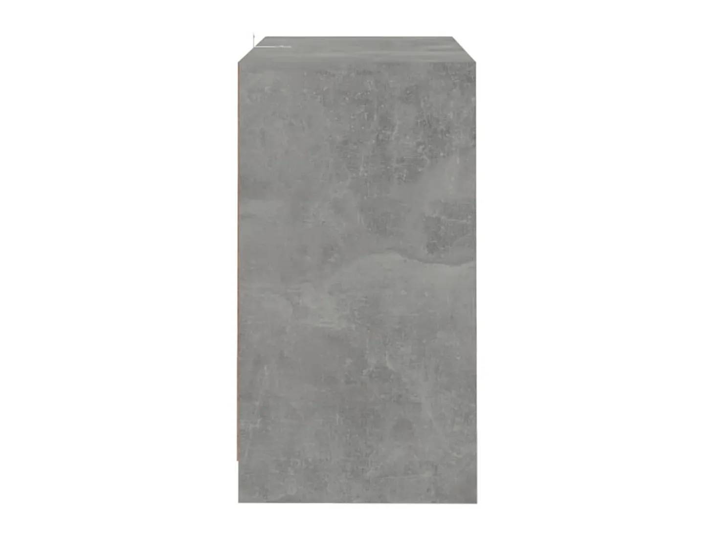 Aparador de madera contrachapada gris hormigón 70x41x75 cm ES36194