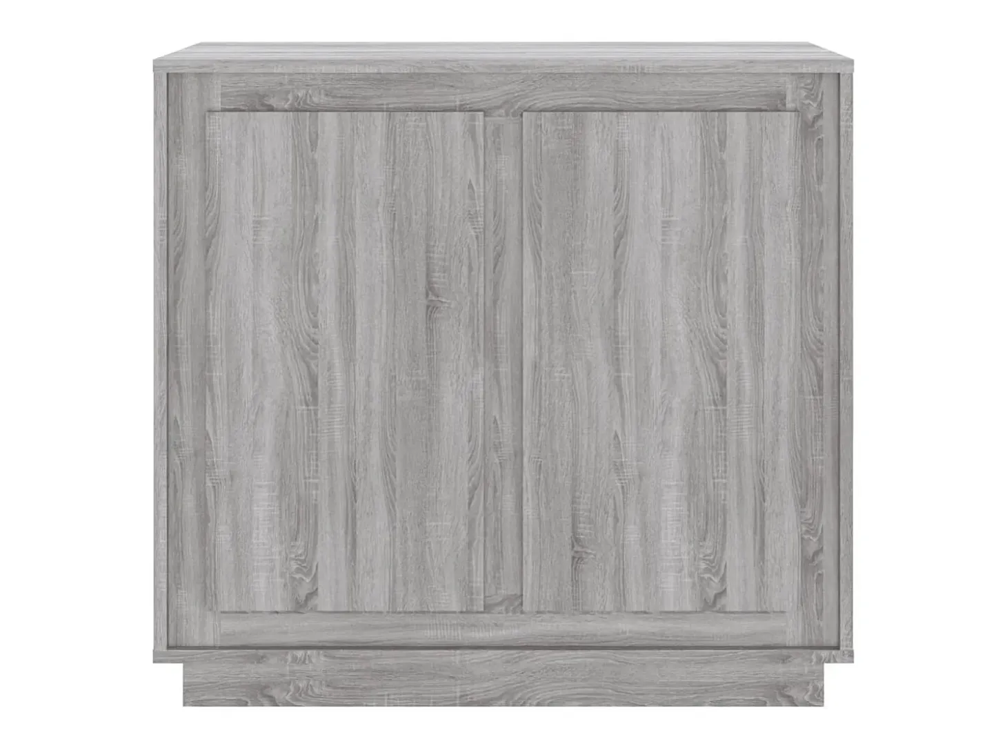 Aparador de madera contrachapada gris Sonoma 80x34x75 cm ES22870
