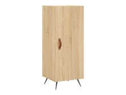 Aparador de madera contrachapada roble Sonoma 34,5x34x180 cm