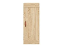 Aparador de madera contrachapada roble Sonoma 34,5x34x180 cm