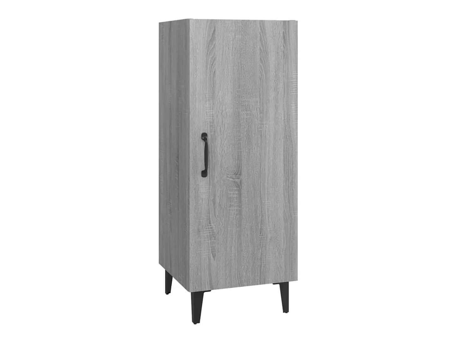 Aparador de madera contrachapada gris Sonoma 34,5x34x90 cm ES88654