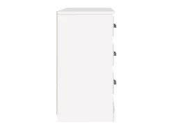 Aparador de madera contrachapada blanco 104,5x35,5x67,5 cm ES70932