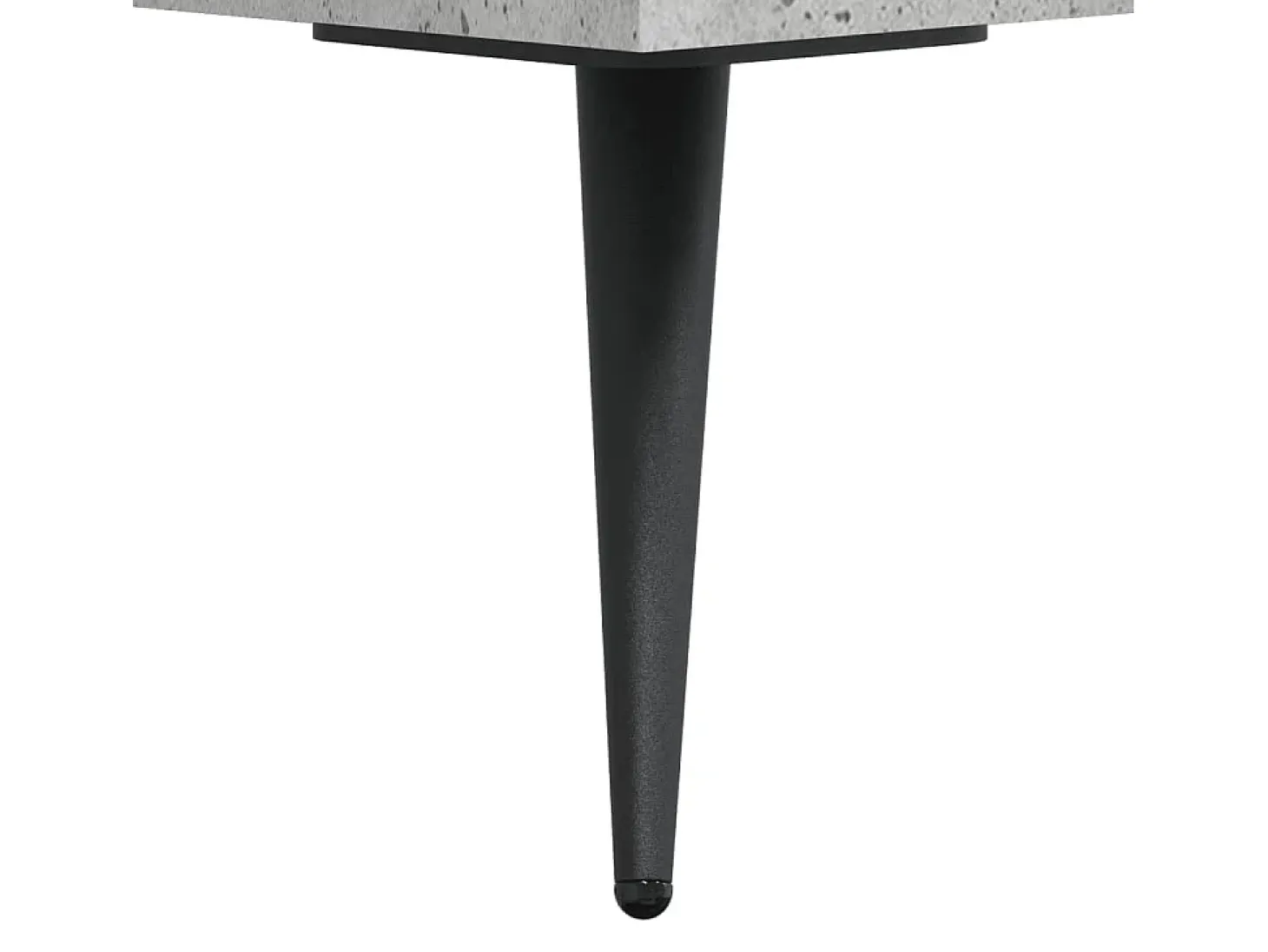 Aparador de madera contrachapada gris hormigón 34,5x34x180 cm