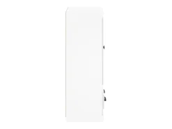 Aparador de madera contrachapada blanco 60x35,5x103,5 cm