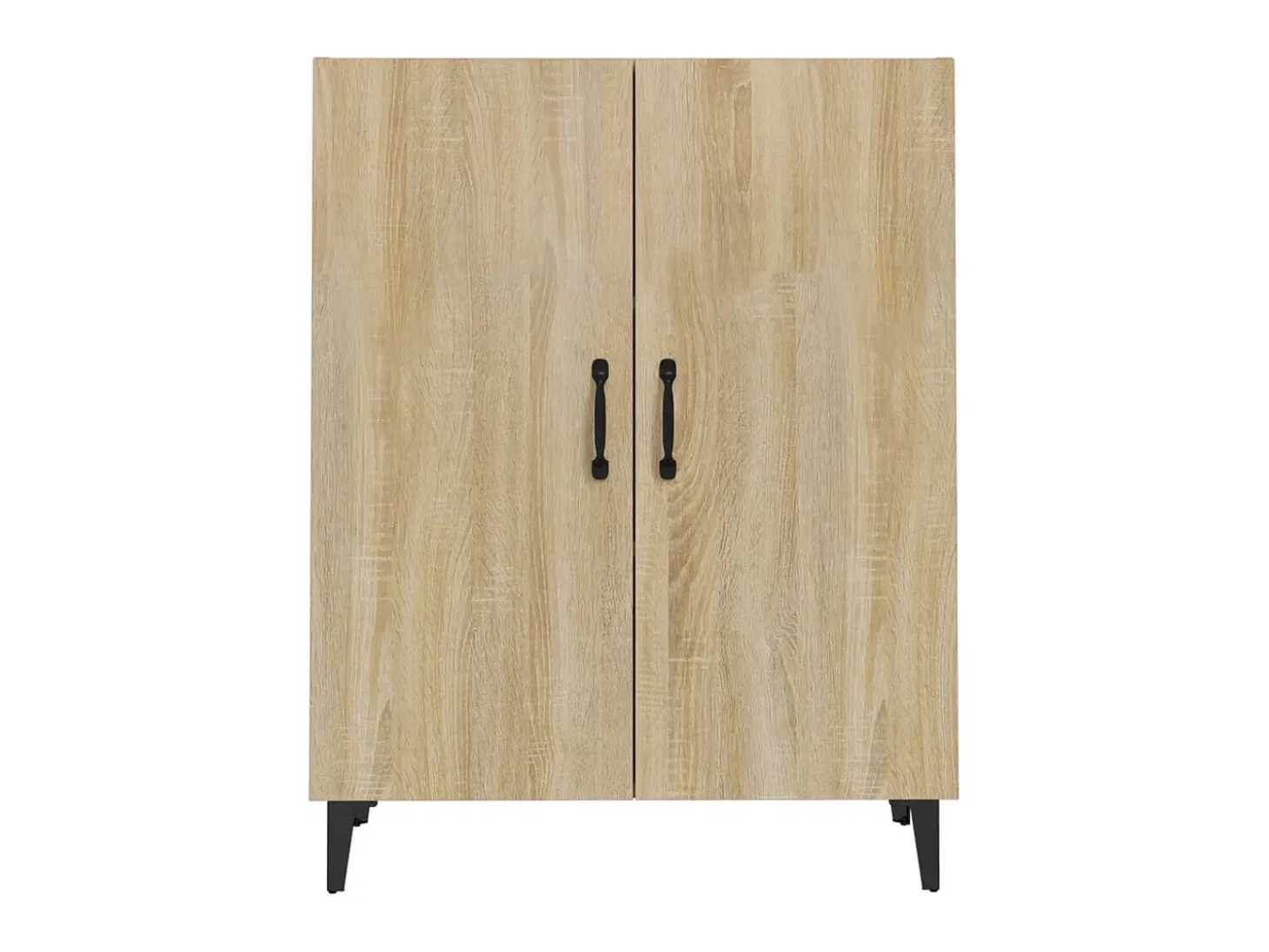 Aparador de madera contrachapada roble Sonoma 70x34x90 cm ES97577