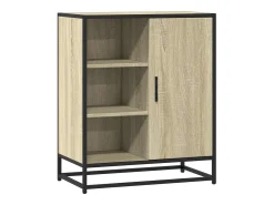Aparador de madera contrachapada roble sonoma 62x35x76 cm