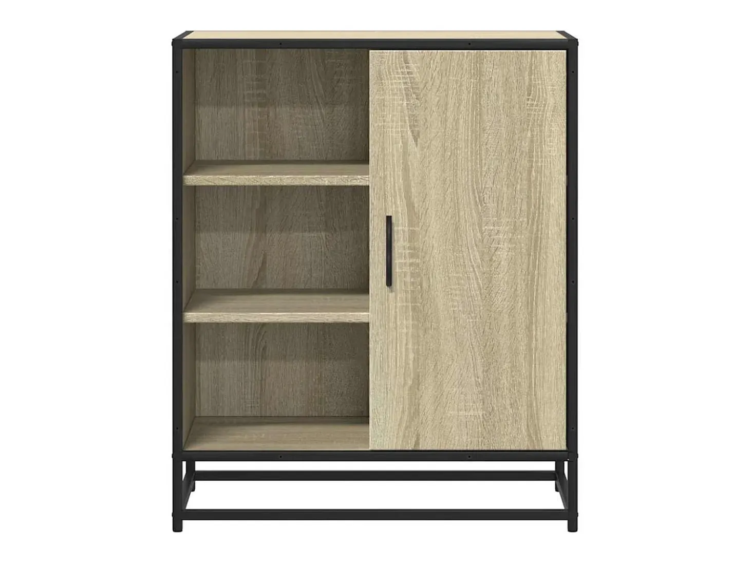 Aparador de madera contrachapada roble sonoma 62x35x76 cm