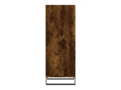 Aparador de madera de ingeniería roble ahumado 34,5x32,5x90 cm