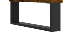 Aparador de madera de ingeniería roble ahumado 34,5x32,5x90 cm