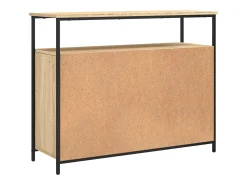 Aparador de madera de ingeniería roble Sonoma 100x35x80 cm