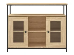 Aparador de madera de ingeniería roble Sonoma 100x35x80 cm