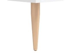 Aparador de madera de ingeniería blanco 69,5x34x90 cm