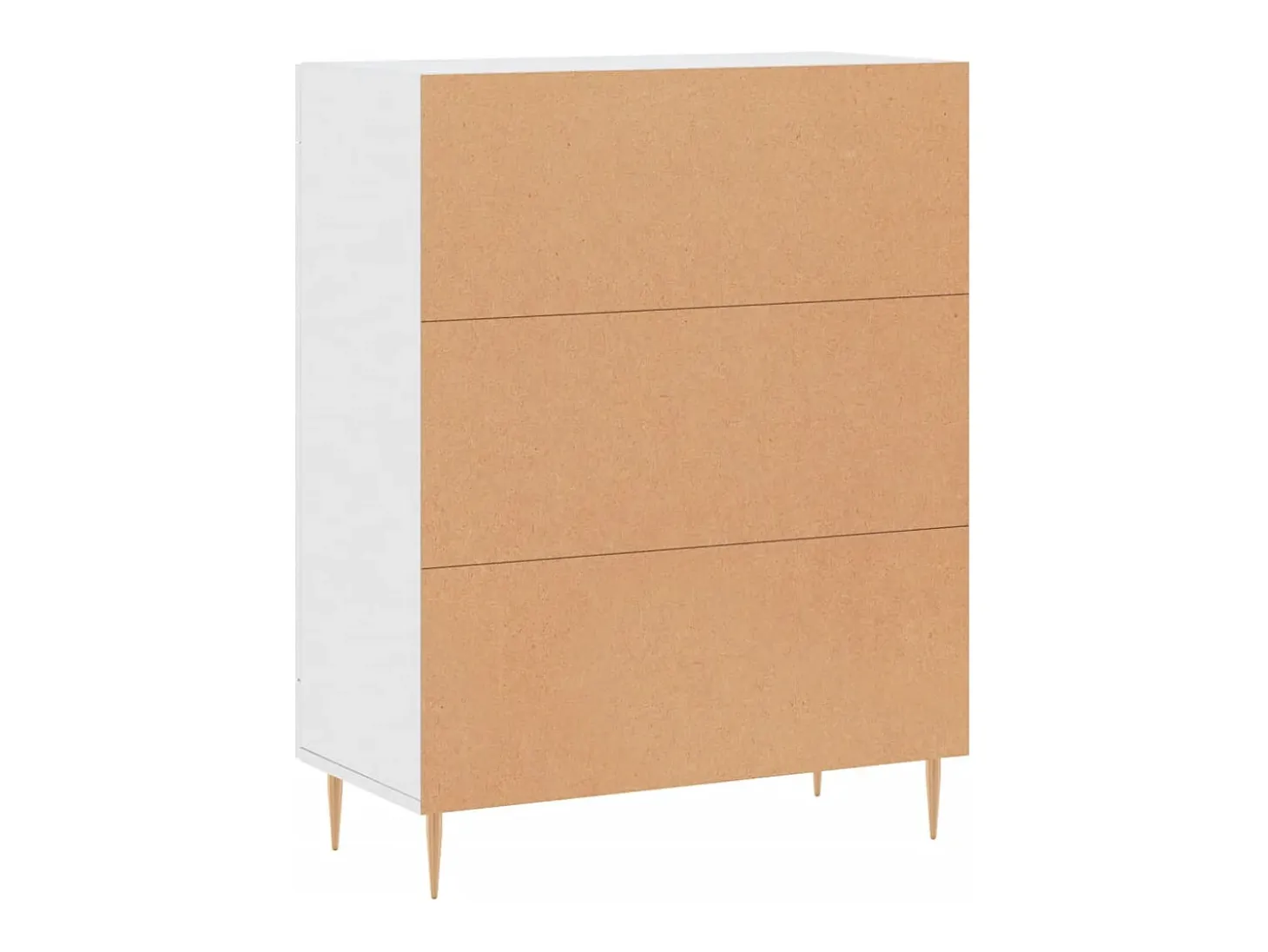 Aparador de madera de ingeniería blanco 69,5x34x90 cm