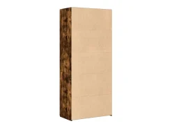 Aparador de madera de ingeniería roble ahumado 80x42,5x185 cm