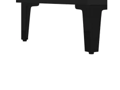 Aparador de madera de ingeniería negro 69,5x34x90 cm
