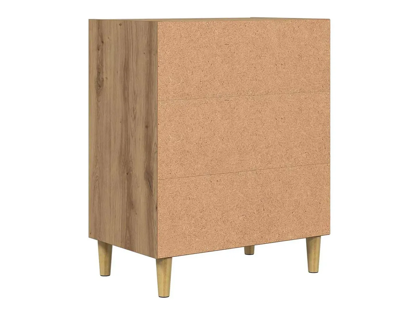 Aparador de madera de ingeniería roble artisan 57x35x75 cm