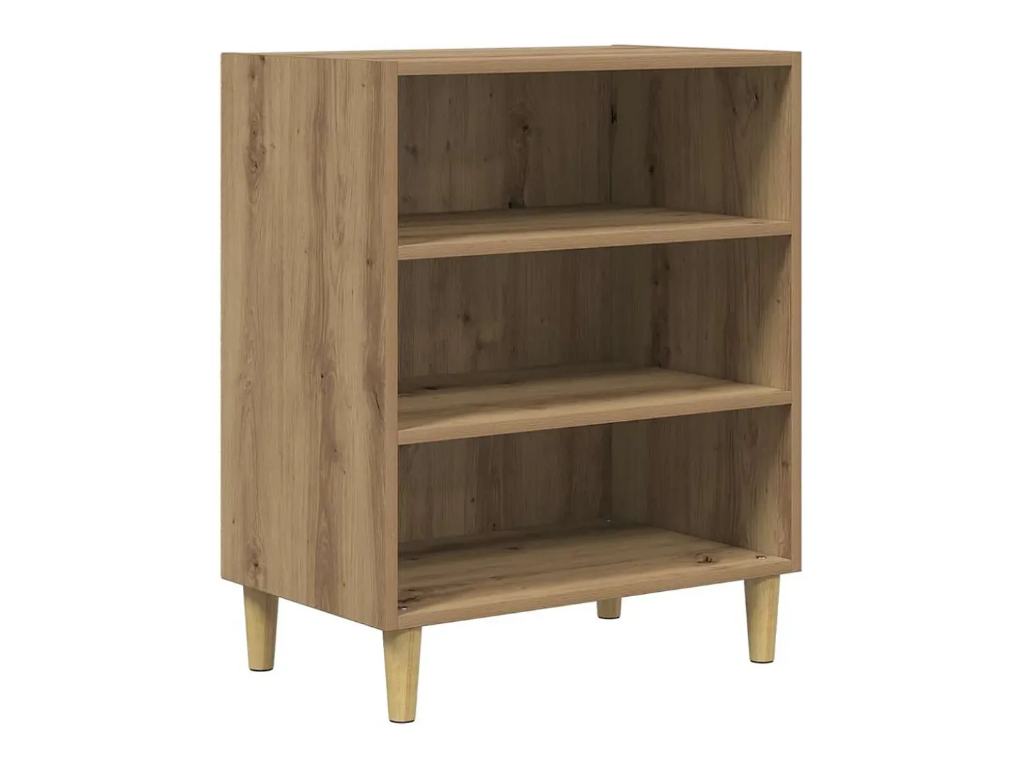 Aparador de madera de ingeniería roble artisan 57x35x75 cm