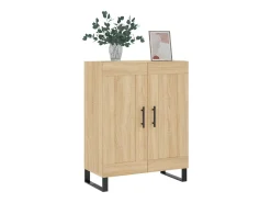 Aparador de madera de ingeniería roble Sonoma 69,5x34x90 cm